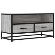 Mobile TV | Armadietto TV | Mobile Porta TV Grigio Sonoma 80x34,5x40 cm Legno Multistrato Metallo