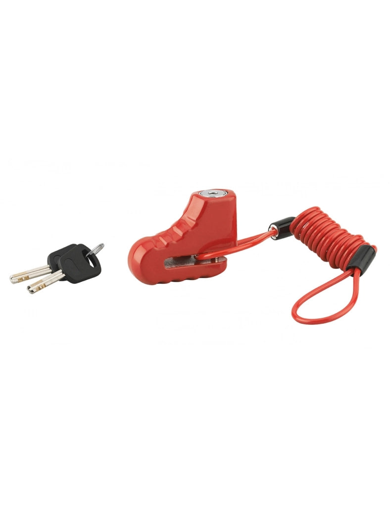 Antifurto bloccadisco BLOCK per monopattino e scooter Ø 5,5 mm con cavo, 2 chiavi – THIRARD
