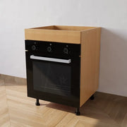 Mobile Base forno il legno L 60 x H 72 x P 55,5 cm in kit colore Faggio
