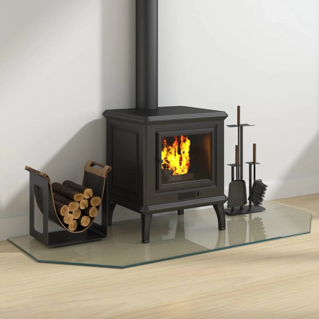 Piastra in vetro per camino Trasparente 120 x 50 cm Vetro CFW4856840
