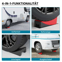 Cunei rotondi per camper con livella a bolla Livellatori per rimorchi