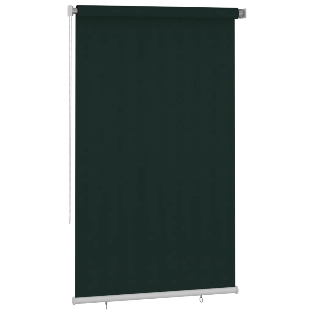 Tenda a Rullo per Esterni 140x230 cm Verde Scuro HDPE