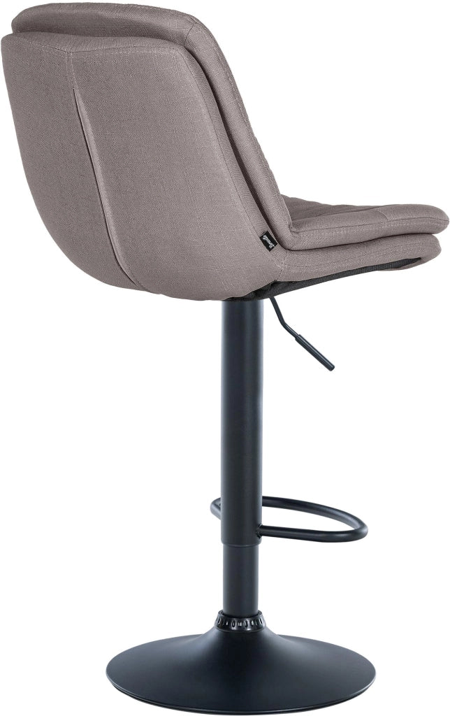 Barhocker Laurel Stoff schwarz