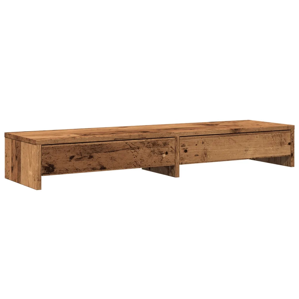 Supporto Monitor con Cassetti Legno 100x27x15 cm in Truciolato