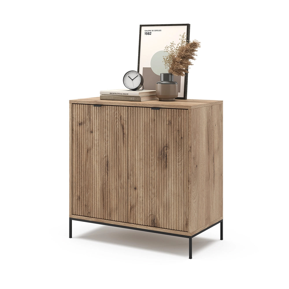 Vicco Cassettiere  Quercia vichinga 42 x 81.2 cm con 2 porte