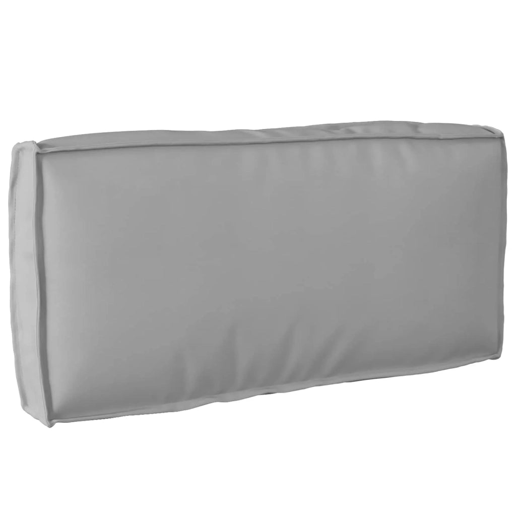 Cuscino Grigio 80 x 40 x 12 cm Tessuto Oxford 42001529
