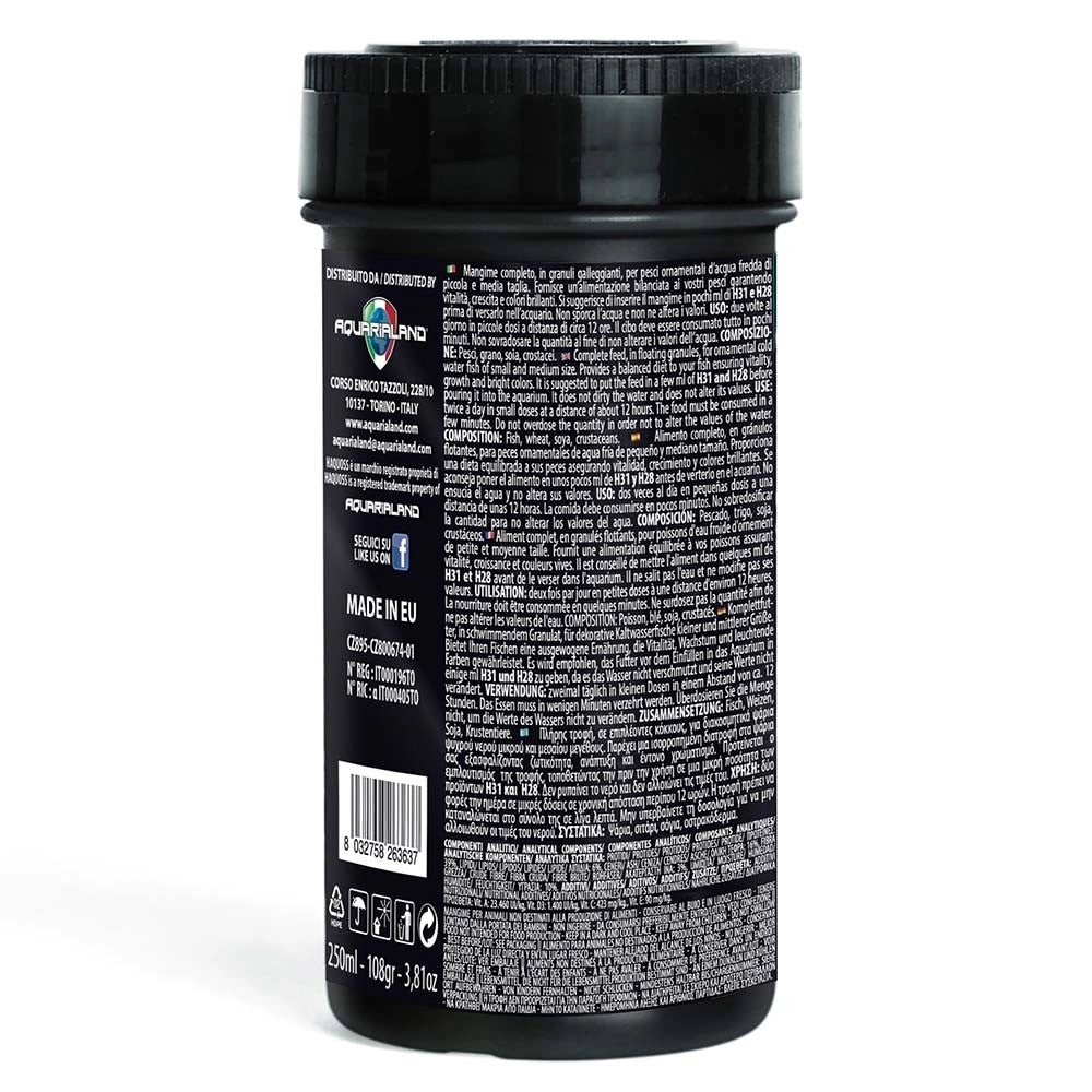 Haquoss Gold Gran 250ml - Mangime in granuli per pesci rossi