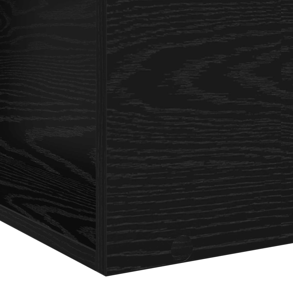 Telaio del letto con storage Rovere Nero 80 x 200 cm 3429523