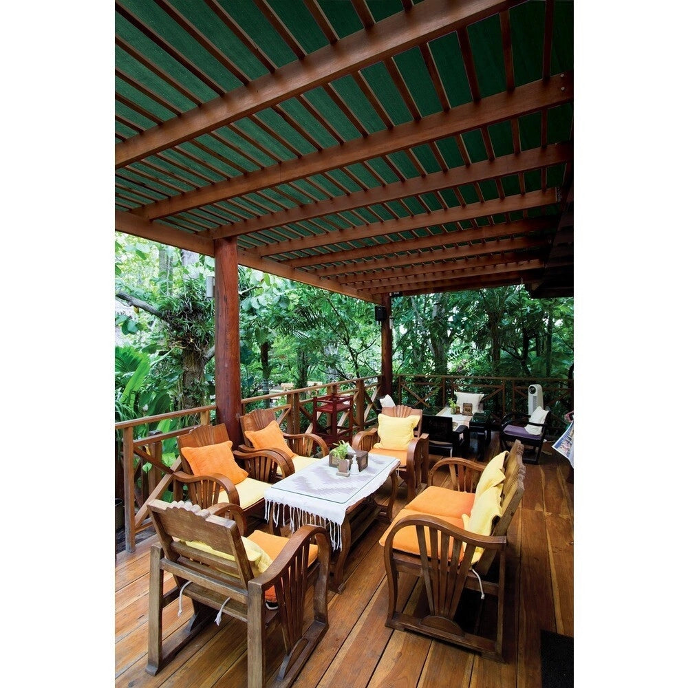 Trade Shop - Rete Ombreggiante Schermante Verde 1.5x5mt Per Protezione Giardini Terrazze 134701 -