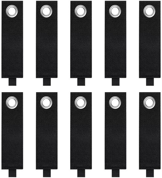 Cavi elettrici 10 pezzi - Leganti elettrici riciclabili - Sostegni cavi elettrici - Sostenibili e resistenti - fino a 22 kg - Facili da usare