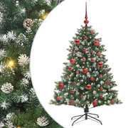 Albero di Natale Artificiale-Albero Natalizio con 150 LED Verde 150 cm 679394
