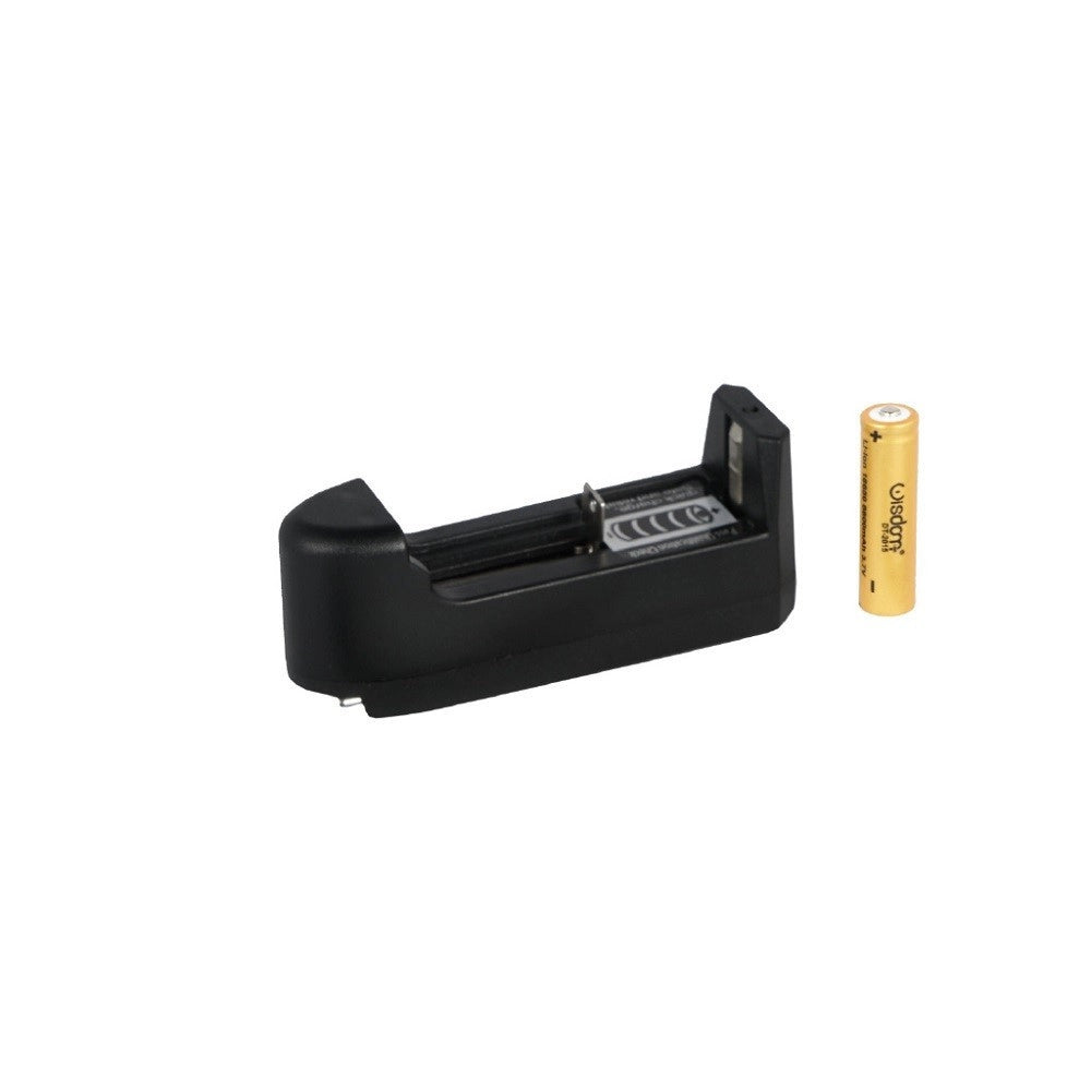 Trade Shop - Torcia Led Ricaricabile Luce Led Chip Xpe Luminosita Regolabile Gancetto Dt-2086 -