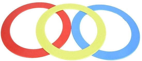 Juggling Ring - 3 Pezzi - Materiale Sostenibile - Miglioramento dell'Equilibrio Mano-Occhio - Giochi per Bambini/Adulti - Non si Deforma - Ring di Juggling