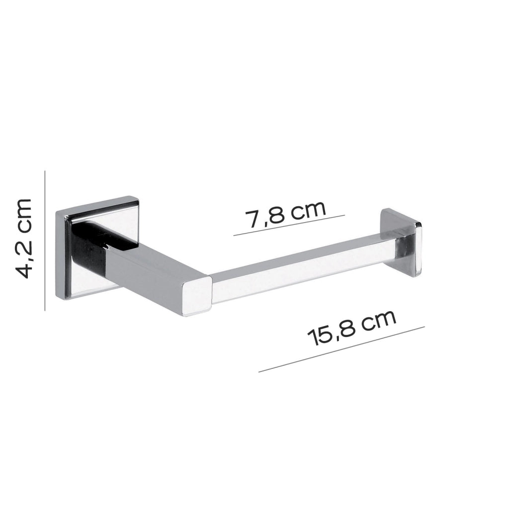 Portarotolo da muro in acciaio inox AISI 304 e Cromall 6924 Gedy serie COLORADO Cromato