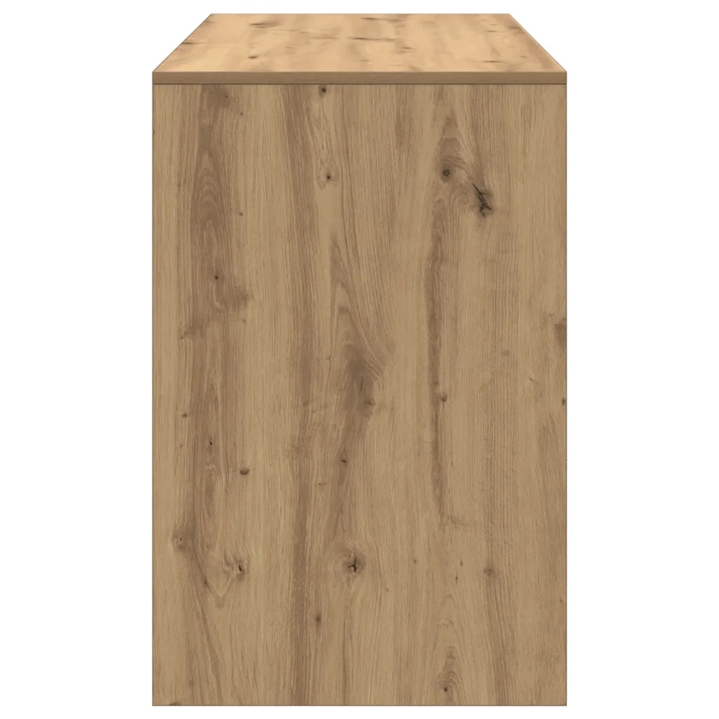 Scrivania | Tavolo da Ufficio Rovere Artigianale 101x50x76,5cm in Legno Multistrato