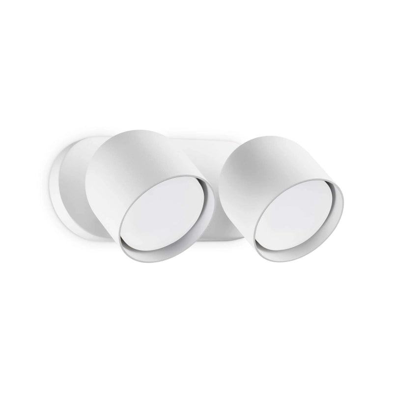 Lampada Da Parete Dodo Ap2 Bianco Ideal-Lux