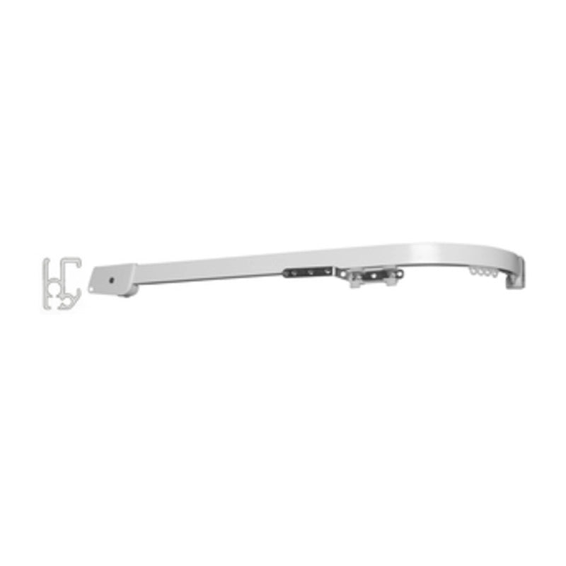 SCORRITENDA GRECIA IN ALLUMINIO 150/20 CM BIANCO