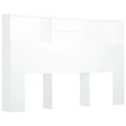Testiera con Contenitore-Testata del letto Bianco 160x19x103,5 cm