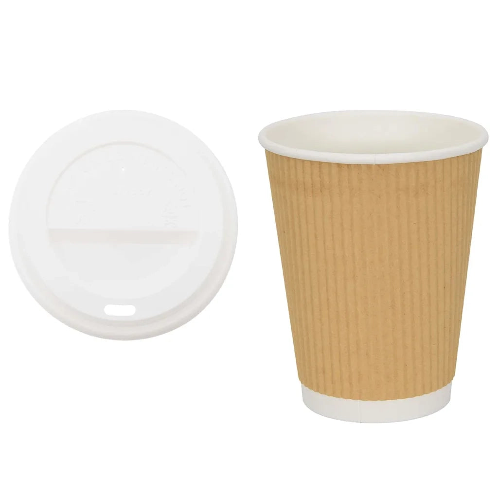 Tazze da Caffè in Carta con Coperchi 1000 pz 16oz 400 ml 3325226