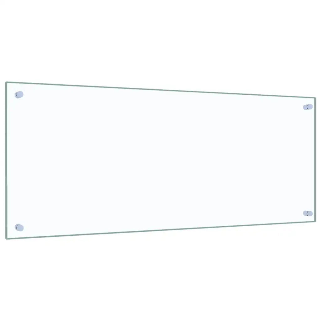Paraschizzi per Cucina Trasparente 100x40 cm in Vetro Temperato CFW1258084