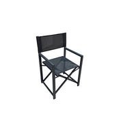 C SEDIA REGISTA IN ALLUMINIO ALU STAGE NERO- C LINE OUTDOOR- 2,0 pz