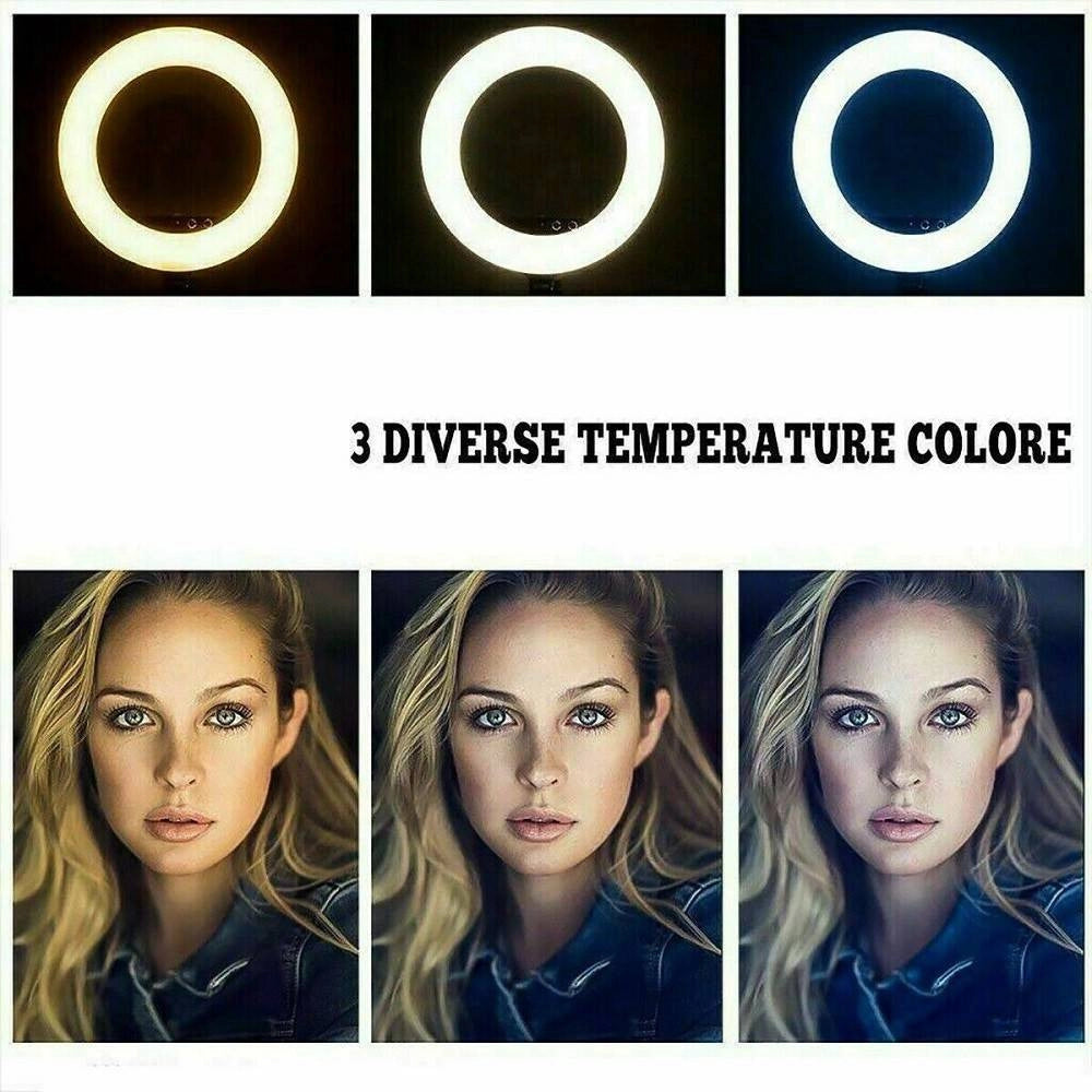 Trade Shop - Anello Luminoso Studio Fotografico Selfie Ring Light Tiktok Youtube Treppiedi -