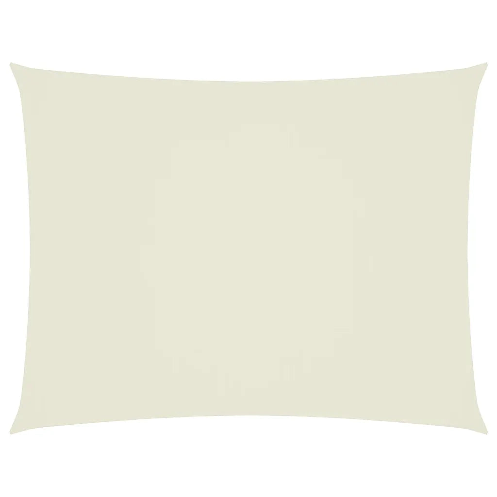 Parasole a Vela Oxford Rettangolare 5x6 m Crema