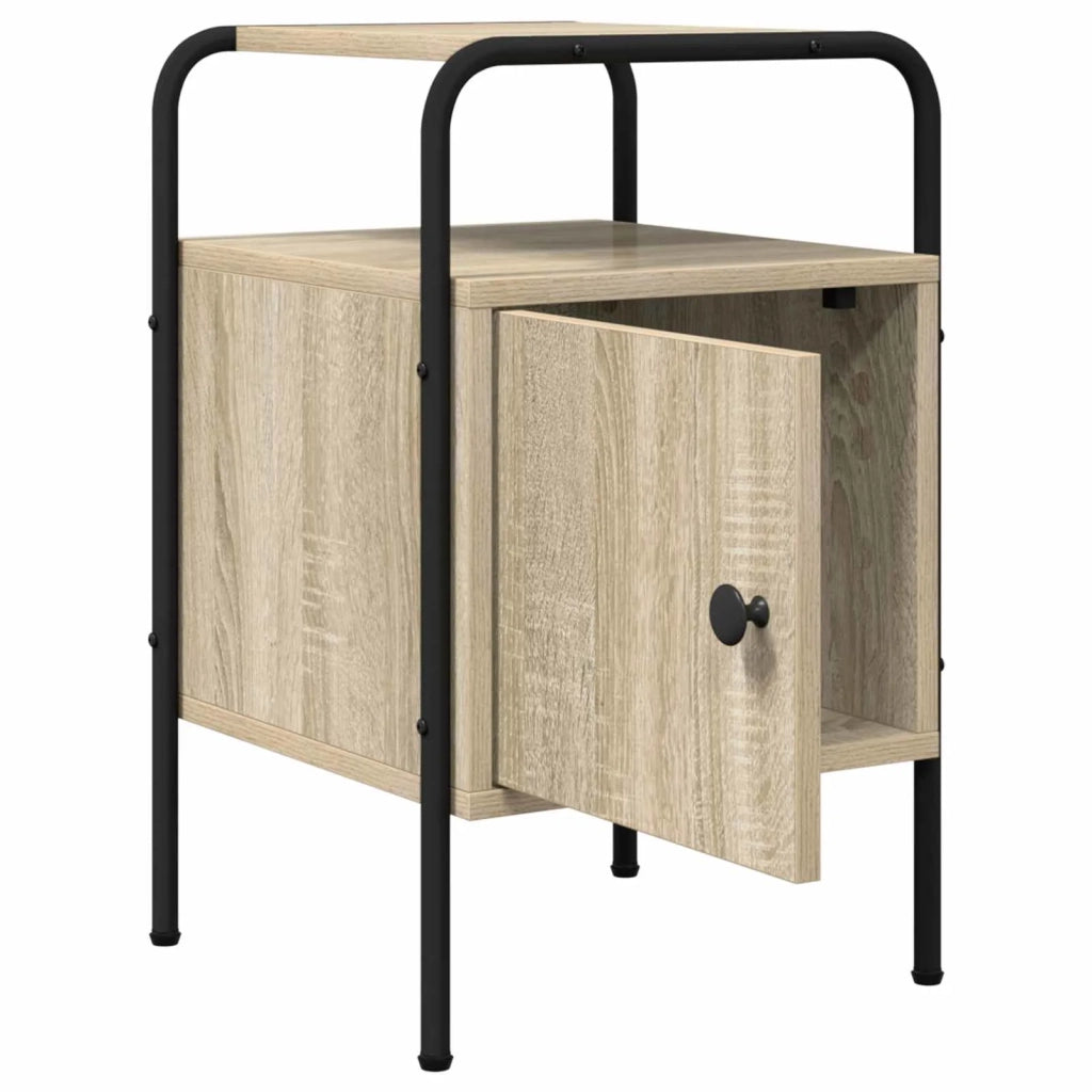 Armadio da Notte 2 pz Rovere Sonoma Legno ingegnerizzato 8007590