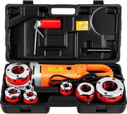 Pijpinrijger Portatile 1/2", 3/4", 1", 1-1/4", 1-1/2" Pijp Macchina per Taglio della Fitta 2300W Manuale Pijpinrijger Realizzato in Acciaio con 22 giri al minuto Spedizione del Filo Utilizzato nell'Industria Edile