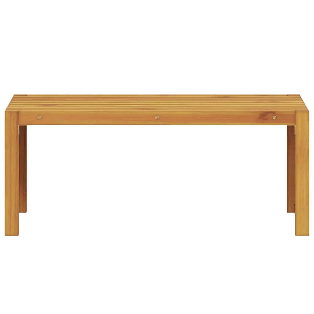 panchina Olio Naturale 110 x 30 x 45 cm Legno di teak solido 4108118