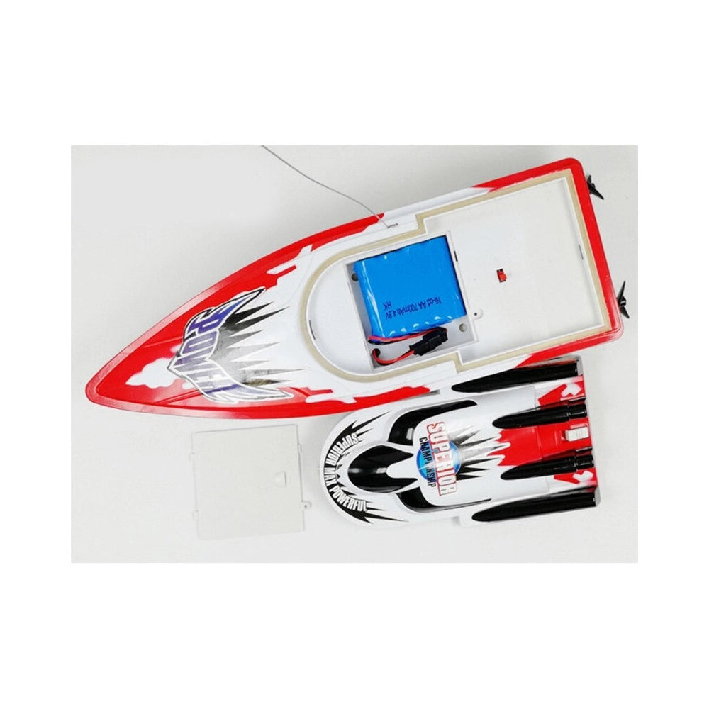 Trade Shop - Barca Motoscafo Yacht Telecomandato Ad Alta Velocità 2 Eliche Mare Lago Fiume -