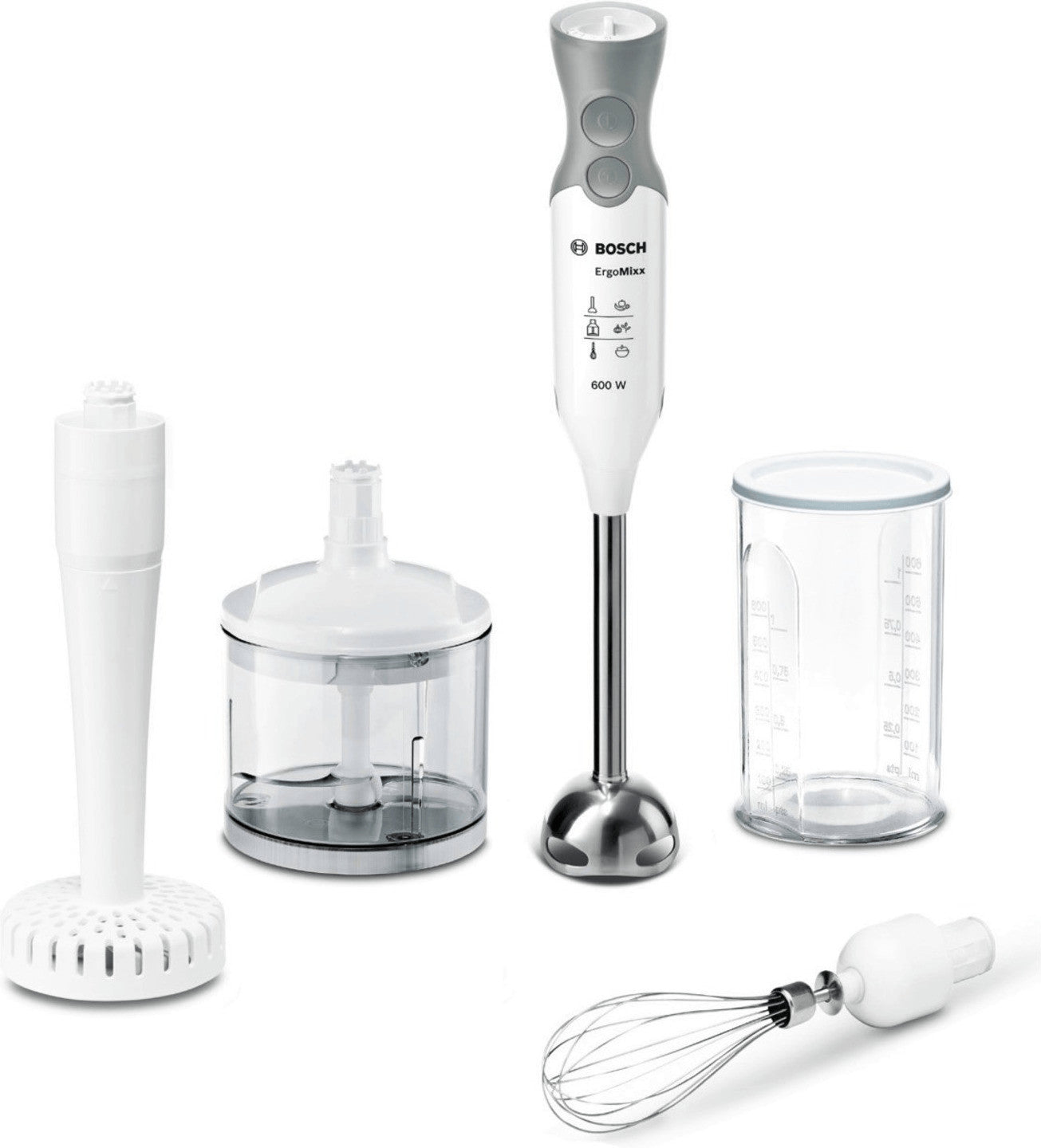 Bosch msm66155 frullatore a immersione ergomixx 600 w bianco