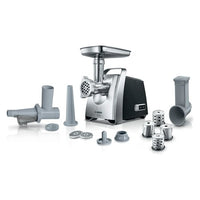 Bosch mfw68660 tritacarne propower 2200 w nero, inox spazzolato