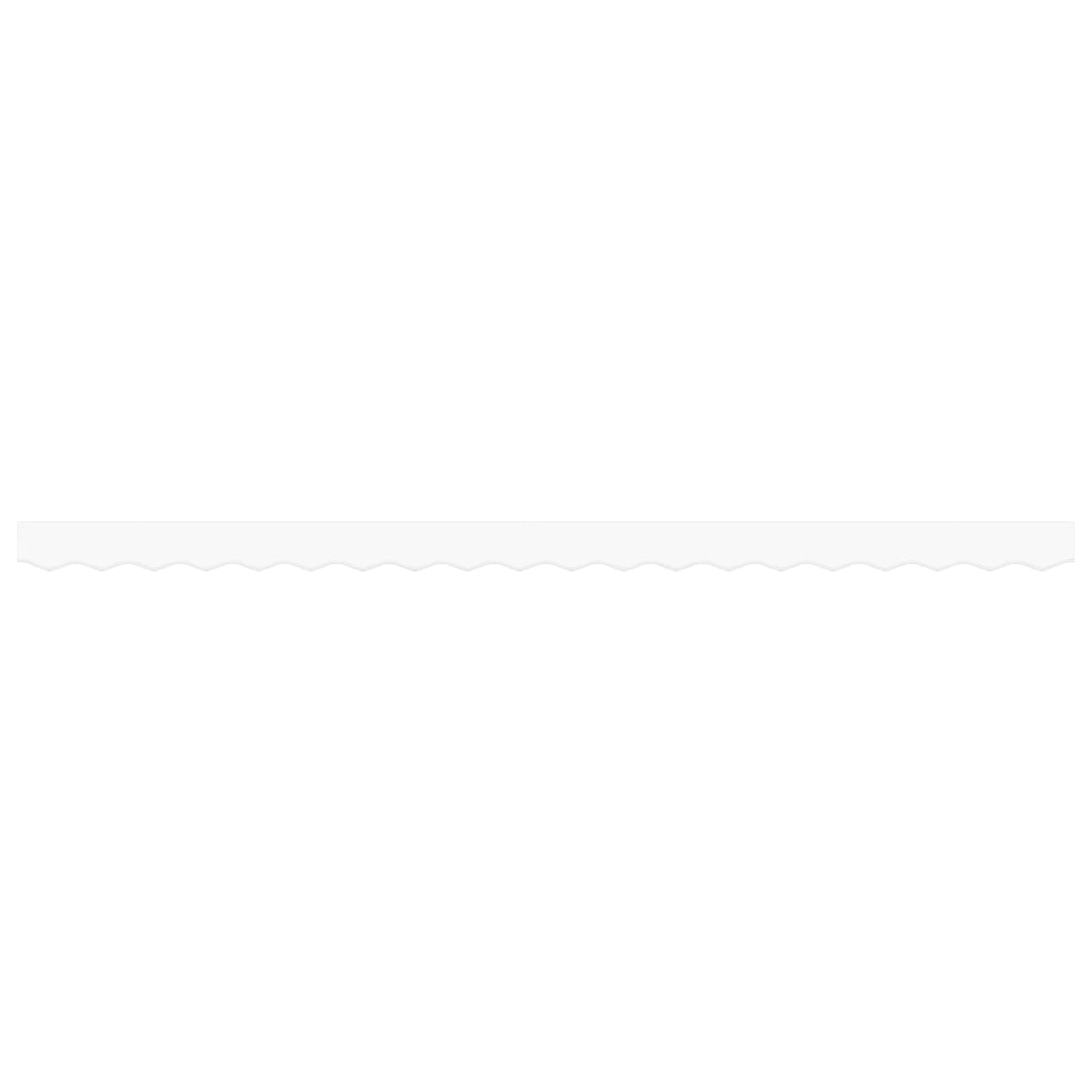 Baldacchino Valance per Struttura da 4.5 m Bianco 4.3x0.2 m
