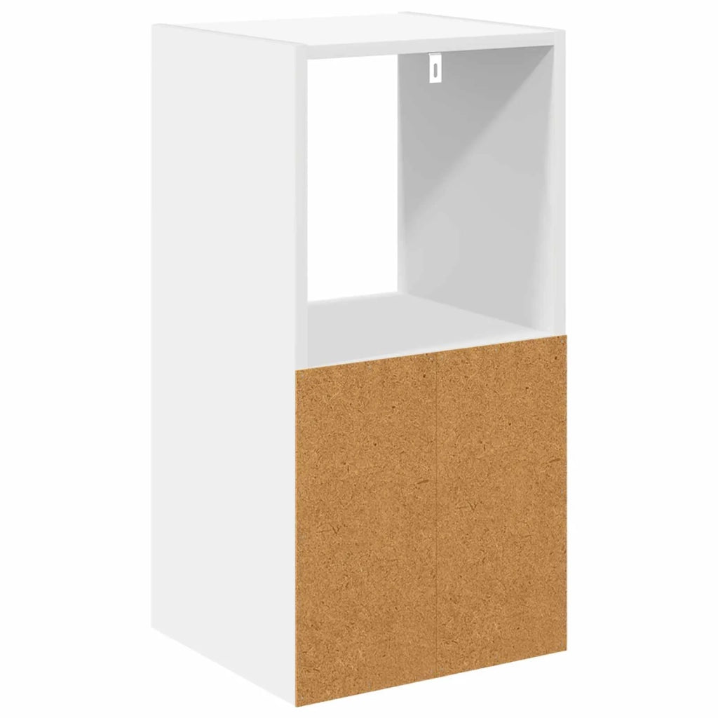 Comodino 2 pcs Bianco 35 x 32 x 68,5 cm Legno multistrato 8000629