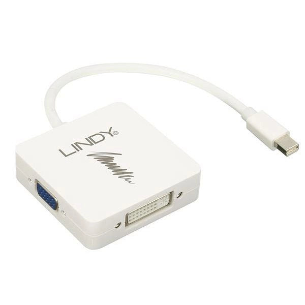 Lindy 41035 cavo e adattatore video 0,2 m bianco