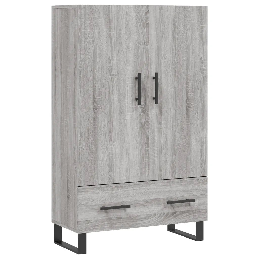 Credenza-Buffet-Armadio da cucina Grigio Sonoma 69,5x31x115 cm in Legno Multistrato 197765