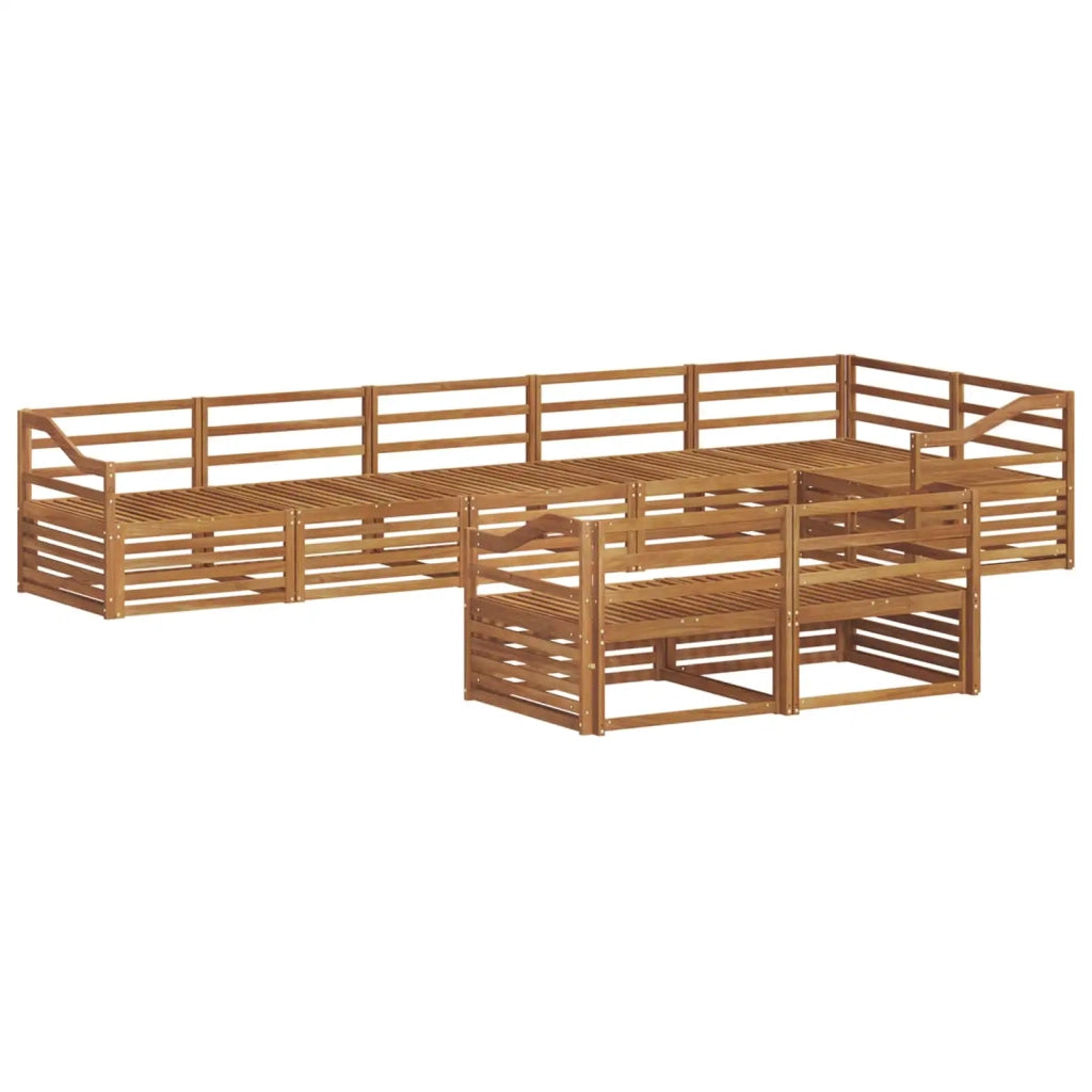 Set di divani da esterno 8 pcs Naturale 3373674