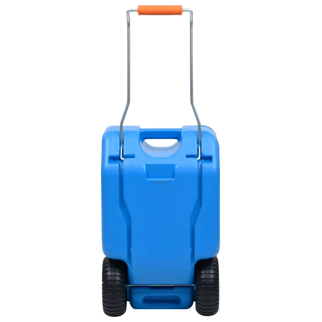 Serbatoio d'Acqua con Ruote per Campeggio 25 L Blu CFW7621077