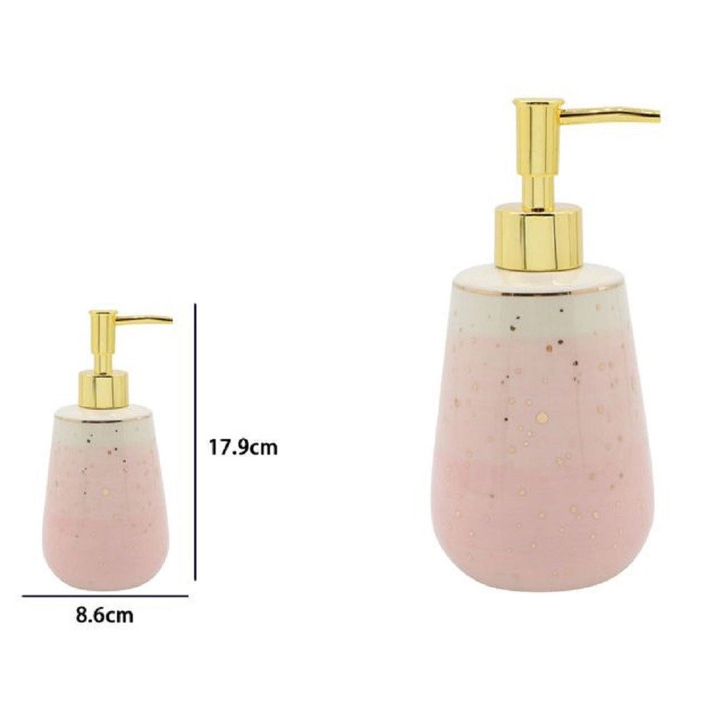 Trade Shop - Dispenser Per Sapone Liquido 17.9x8.6cm Lavandino Accessori Arredo Bagno 79969 -