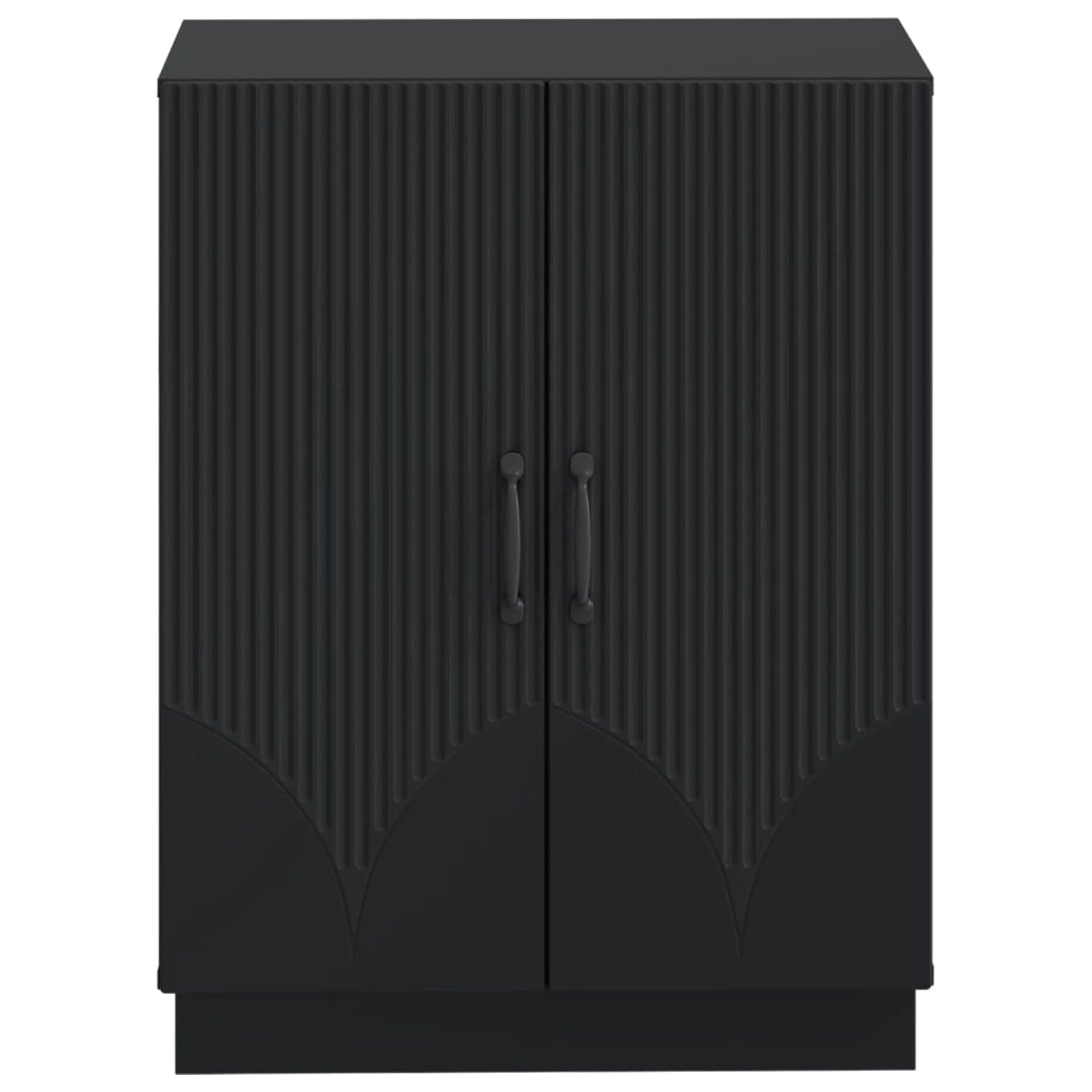 Mobiletto da Bagno HOORN Nero 59,5 x 31 x 77 cm 897276