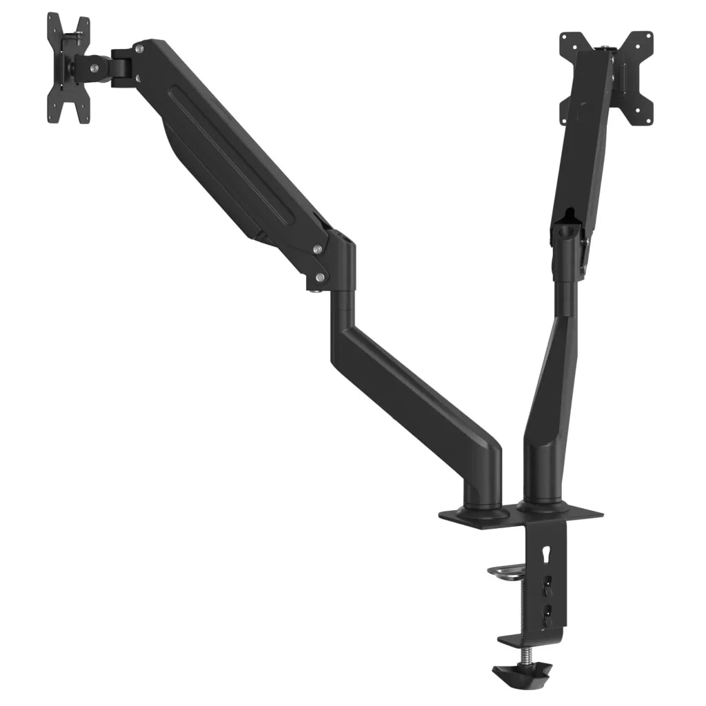 Braccio TV Doppio per Schermo Max 27 Pollici Molla a Gas 20 kg 4012170