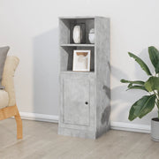 Credenza Grigio Cemento 36x35,5x103,5 cm in Legno Multistrato 816324