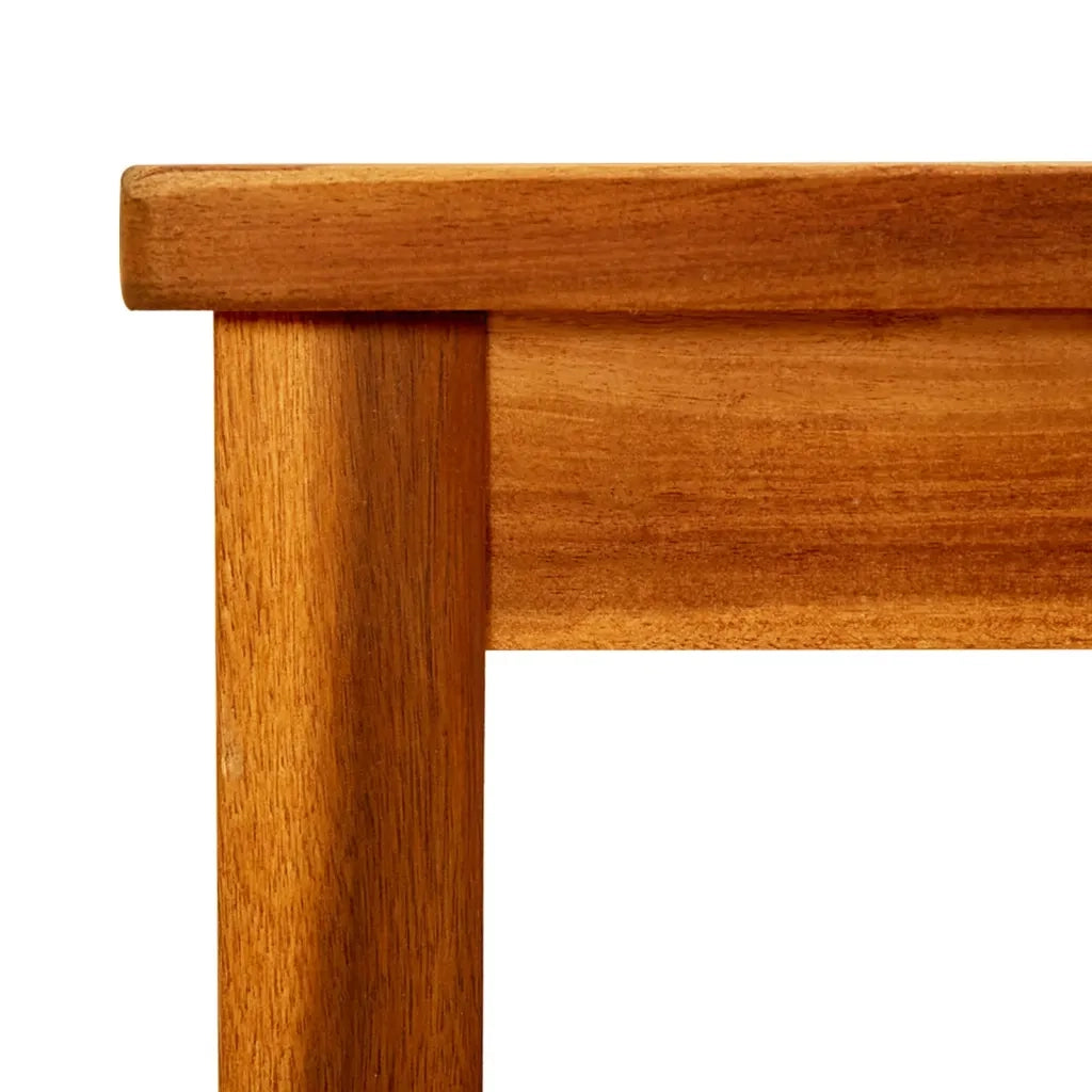 Tavolino da Giardino 45x45x36 cm in Legno Massello di Acacia 316394