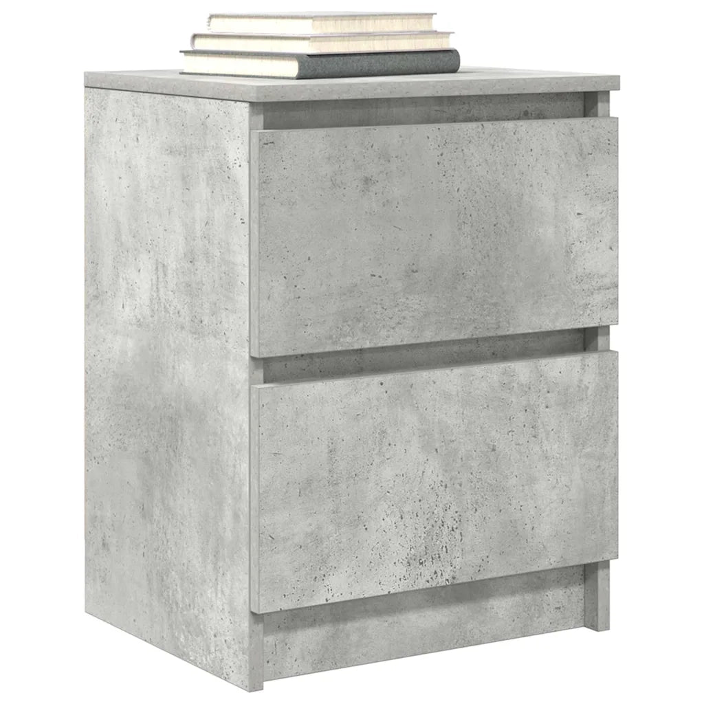 Mobile Porta TV Grigio Cemento 40x35x54 cm in Legno Multistrato 861772