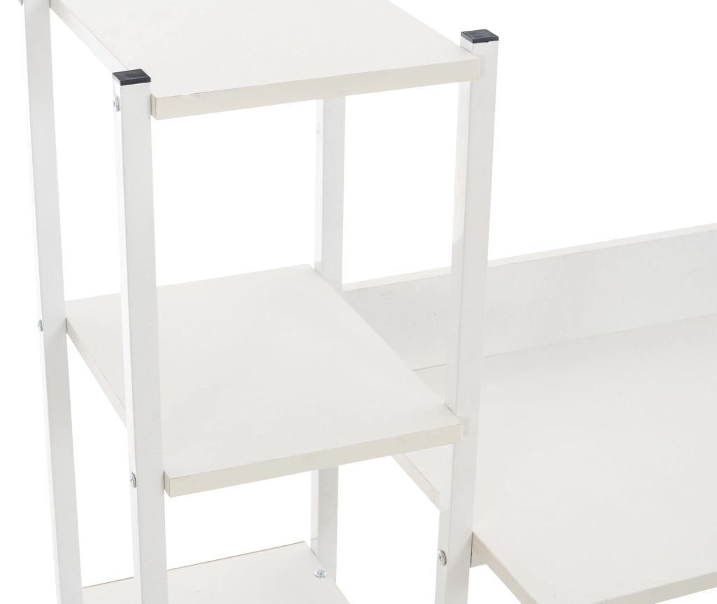 Scrivania studio Widnes bianco/bianco