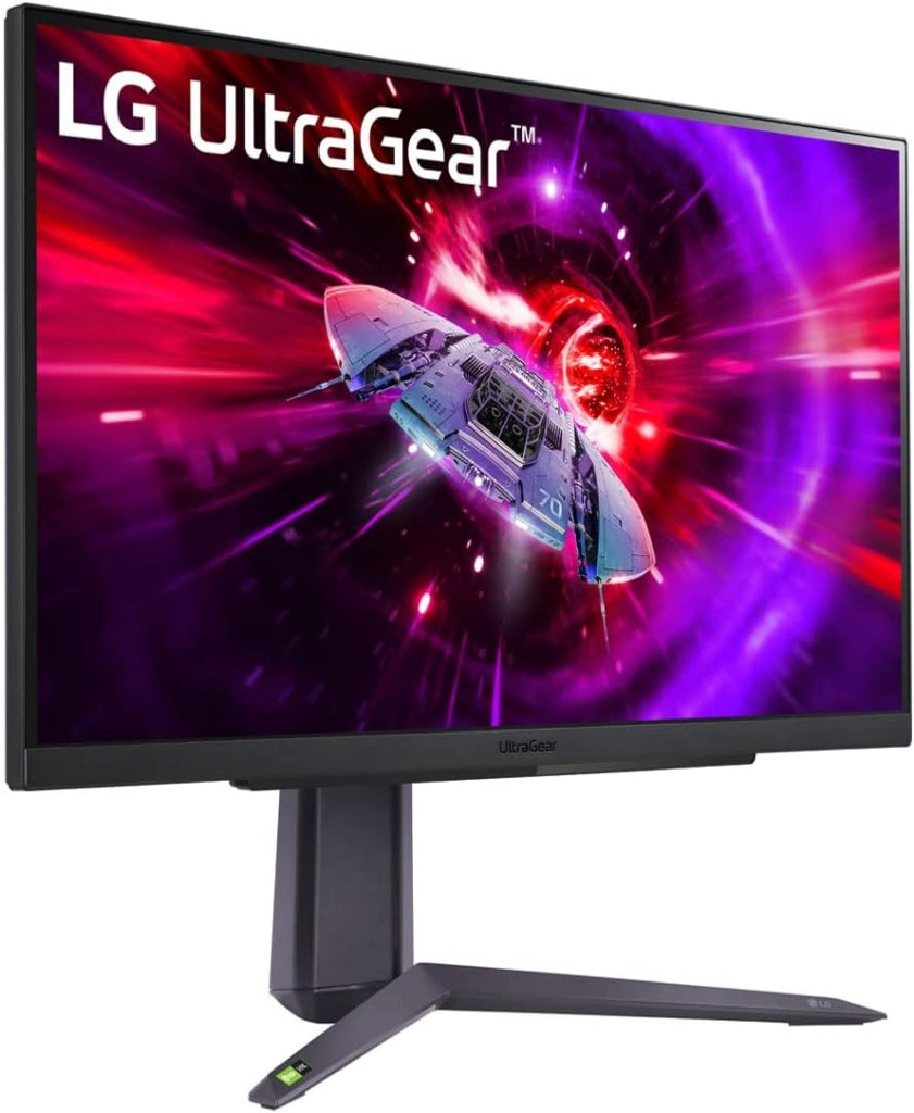 LG 27GR75Q UltraGear Gaming Monitor 27" QHD IPS HDR 10, 2560x1440, 1ms, G-Sync Compatible, AMD FreeSync Premium 165Hz, HDMI 2.0 (HDCP 2.2), Display Port 1.4, AUX, Flicker Safe, Nero