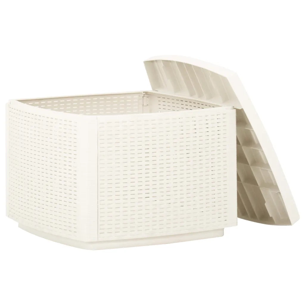 Tavolo da Giardino Bianco 53x53x40 cm in Plastica cod mxl 34340
