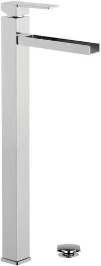 Rubinetto a cascata extra alto per bacinelle design quadro