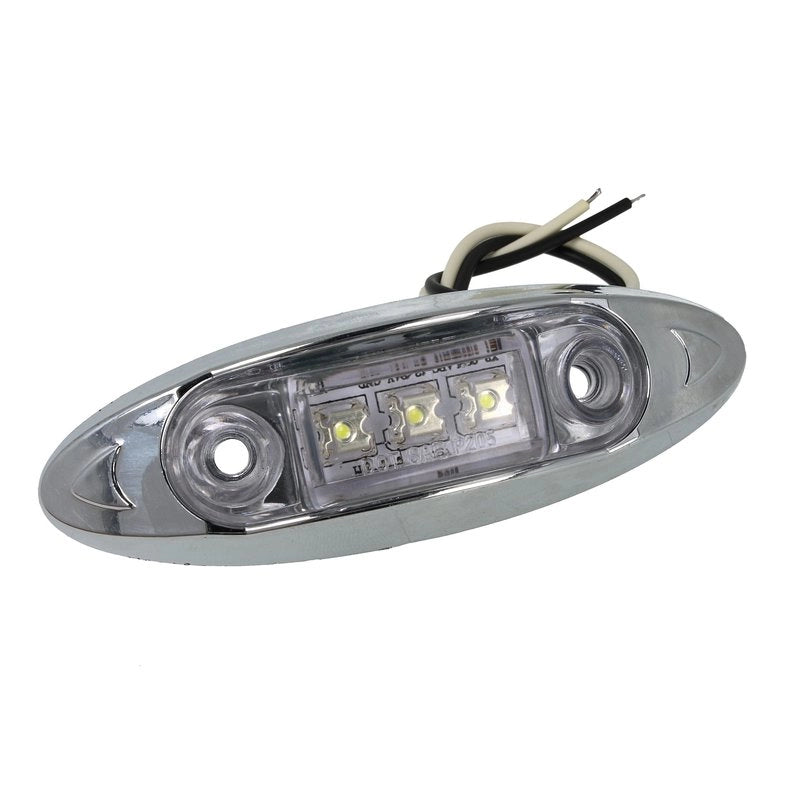 10 Pezzi Fanali Laterali LED 12V 24V Bianco Freddo Luci Cortesia Camper Barca